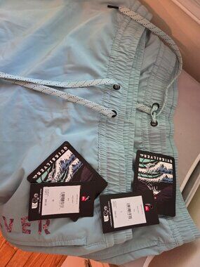 2 pairs of NWT Quicksilver men M and  L swimming pants